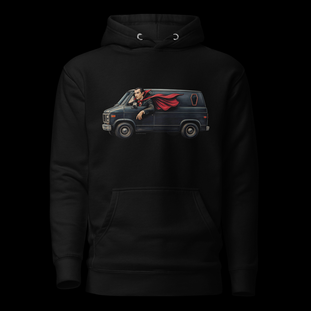 Dracula – Vintage Horror Hoodie | Unisex Black