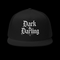Dark & Darling Logo – Vintage Horror Trucker Hat | Black Snapback Cap
