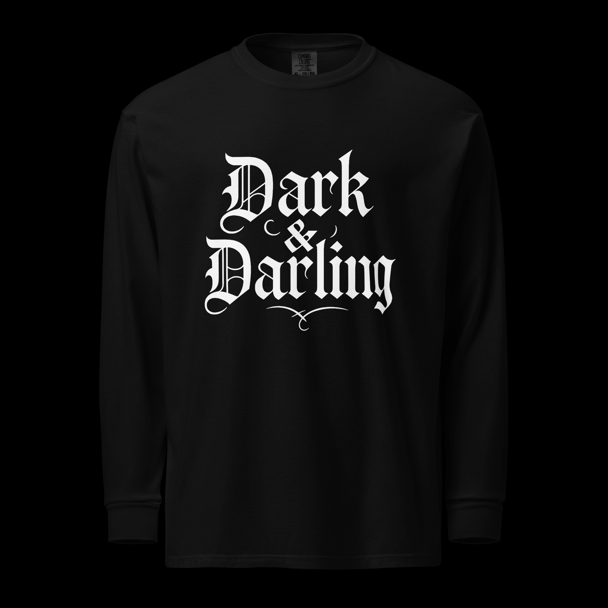 Dark & Darling Logo – Vintage Horror Long Sleeve Shirt | Unisex Black